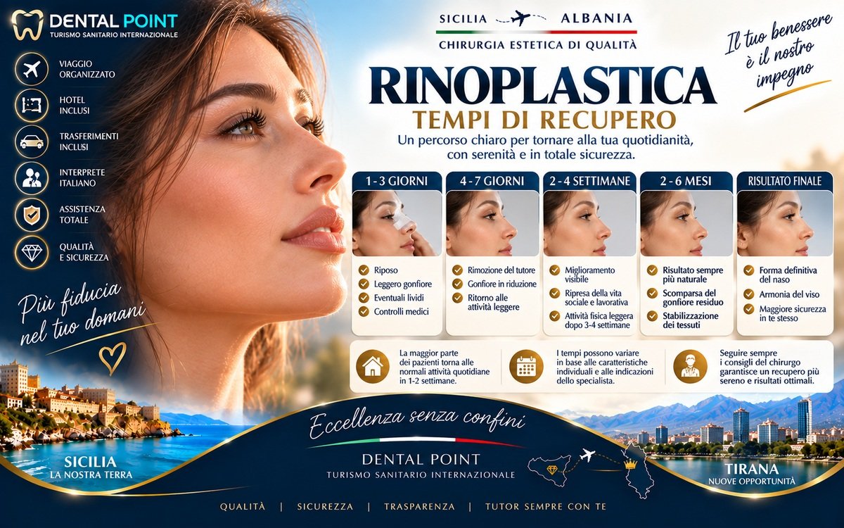 Rinoplastica: quali sono i tempi di recupero?