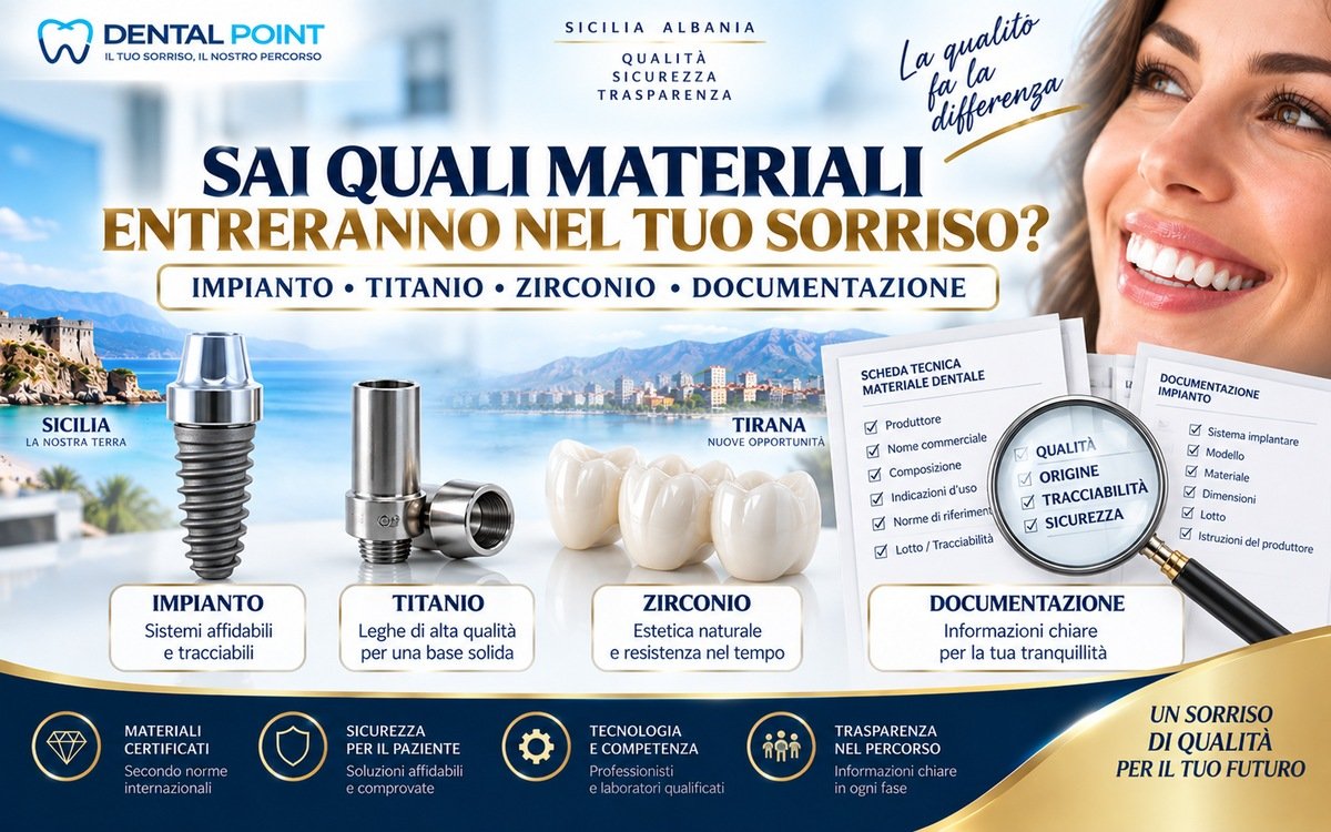 Materiali dentali certificati: cosa dovrebbe chiedere il paziente?