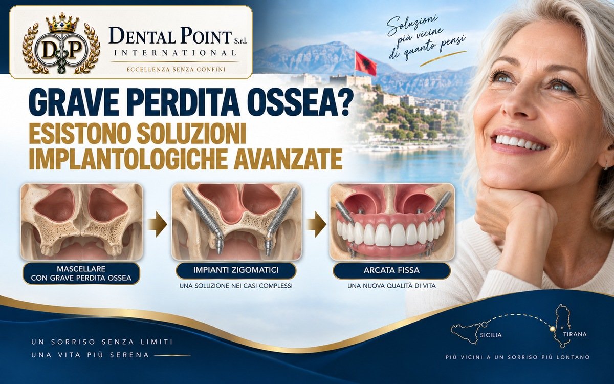 Impianti zigomatici e tecniche avanzate nei casi di grave perdita ossea