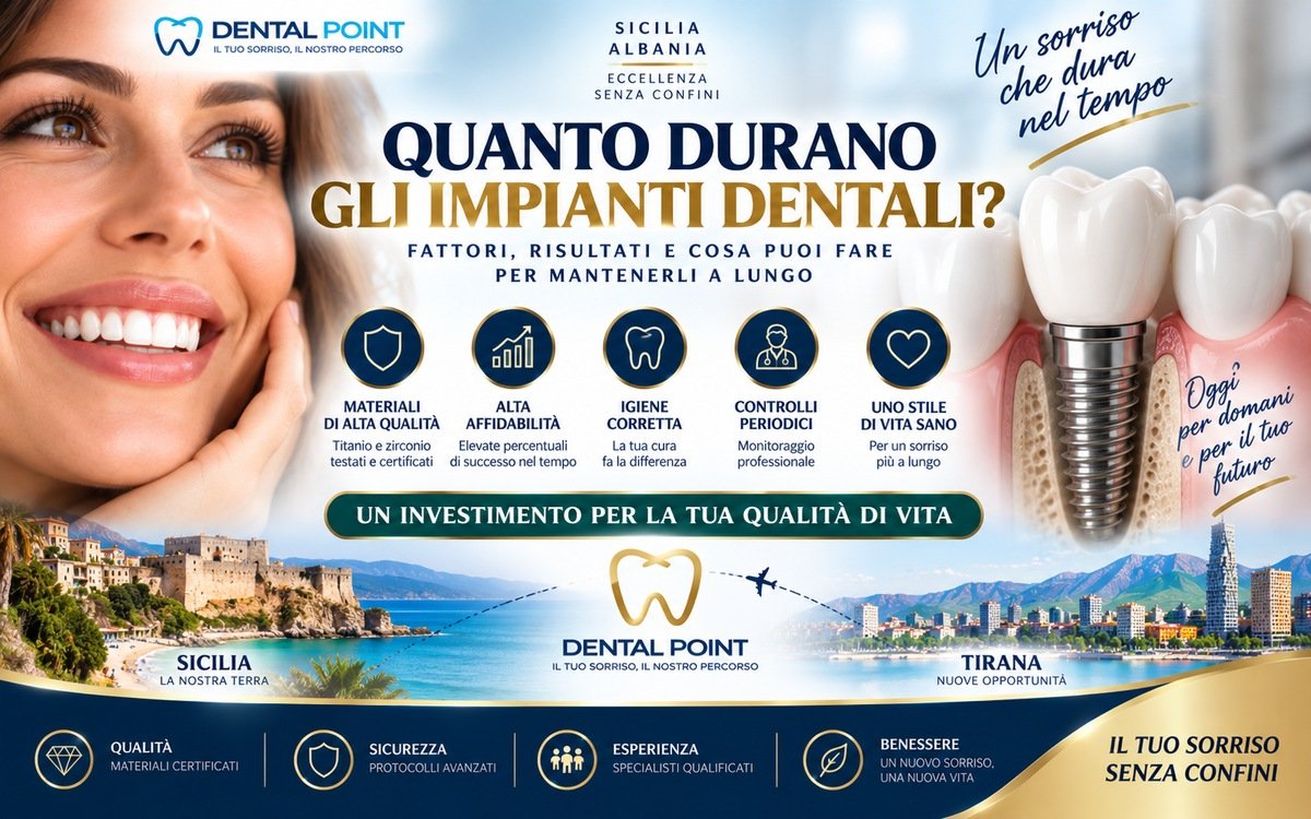 Quanto durano gli impianti dentali? Durata, garanzia e manutenzione