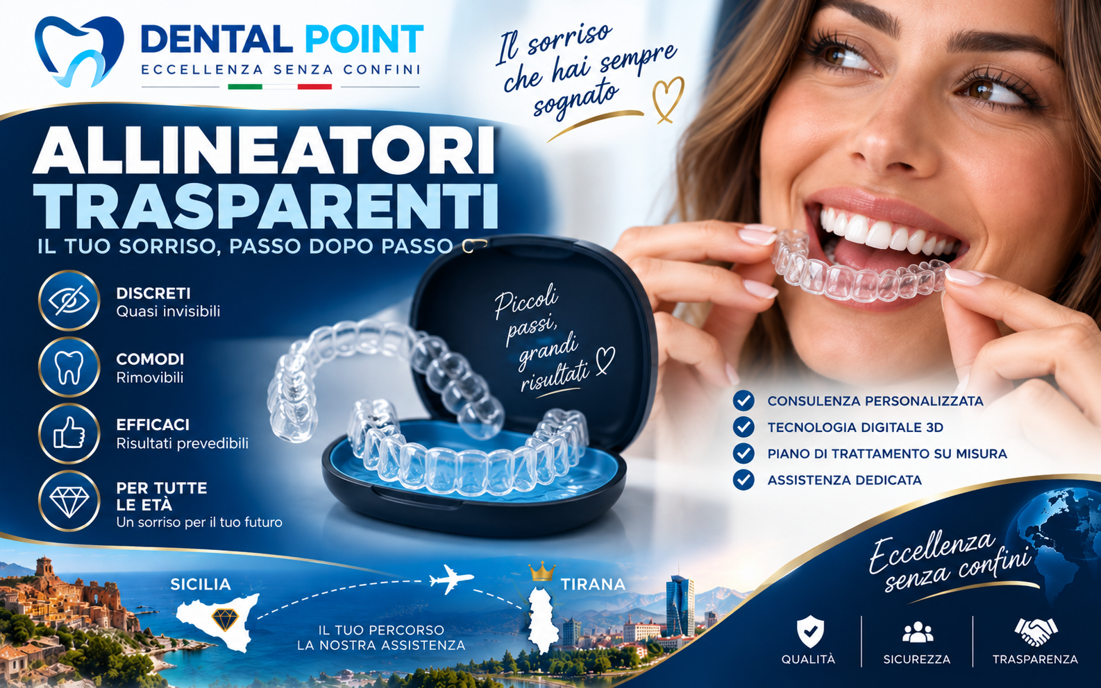 Allineatori trasparenti